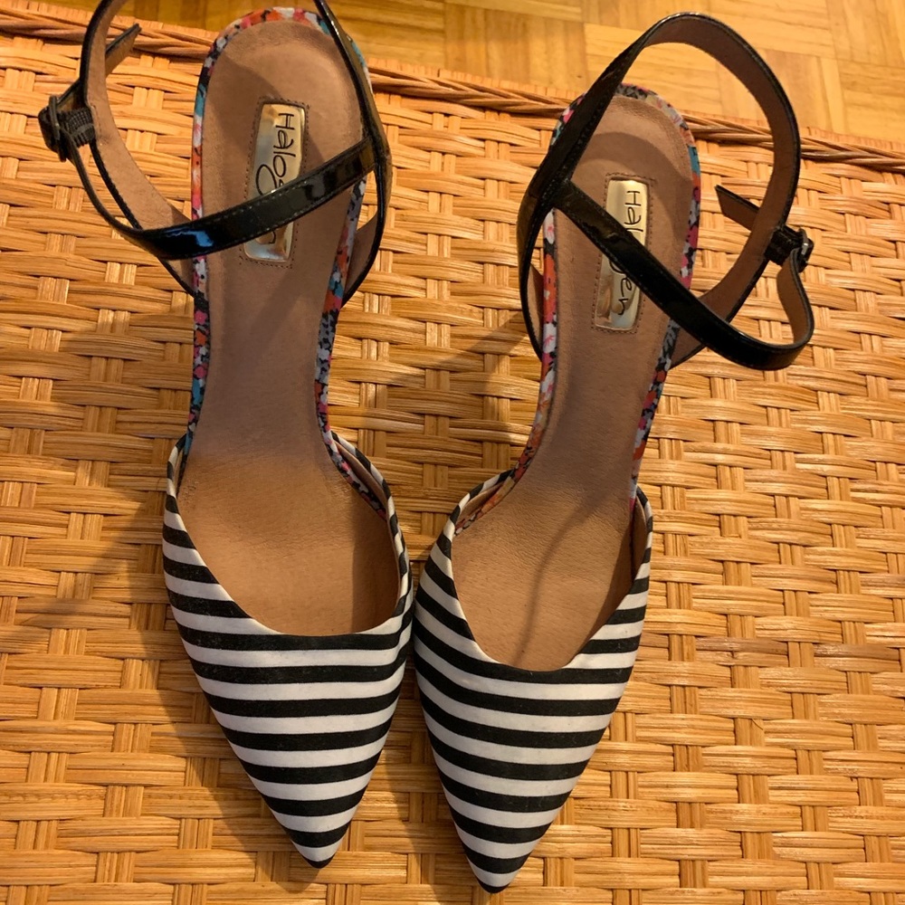 Halogen Black + White Heels